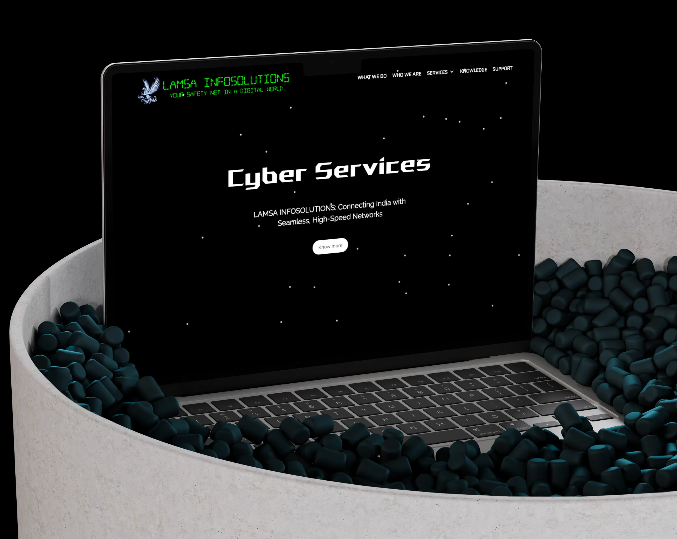 LAMSA INFOSOLUTIONS - Web Development Project by Adnan Mansuri